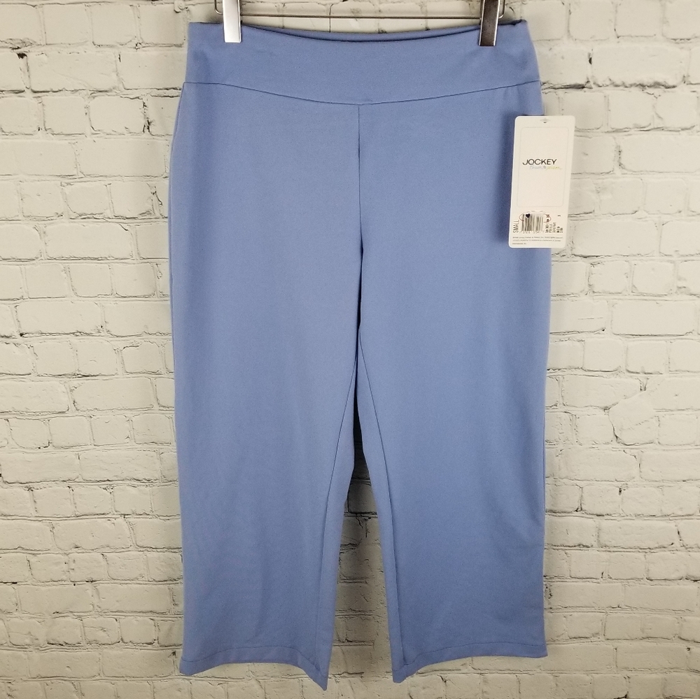 JOCKEY | cropped stretchy zipper pocket pants